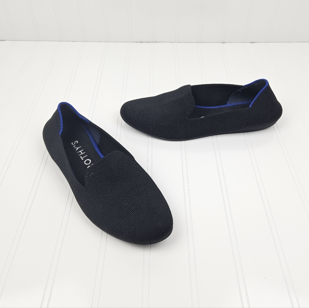 Rothy's Black Slip On Loafers